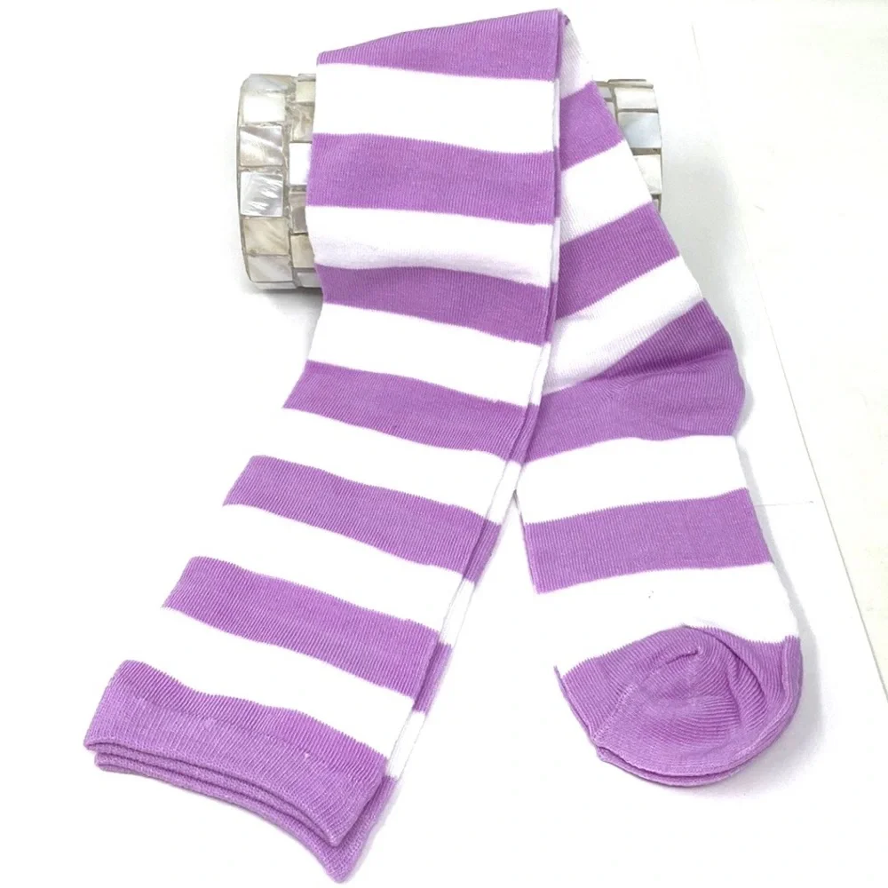 Socks New Ladies Over the knee striped Long Socks